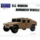 Plastic Model 1/144 U.S. MODERN ARMAMENT VEHICLE US Army Regular Vehicle (2 Car Set)(Back-order)