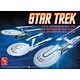 スタートレック 1/2500 エンタープライズ3隻セット(NCC-1701/NCC-1701-A/NCC-1701-B) プラモデル