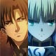 Anime Fate/Zero - 2 Magnet Bookmark Set: Saber Group