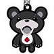 Chara-Clean - Earphone Jack Jack Bear: CE-J03 Black