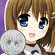Magical Girl Lyrical Nanoha ViVid - Medal Keychain: Hayate Yagami