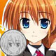 Magical Girl Lyrical Nanoha ViVid - Medal Keychain: Teana Lanster