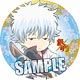 Anime Gintama - Tin Badge: Gintoki Sakata