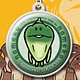 Touch Detective Mushroom Garden - Mascot Charm Collection vol.2 C: Lime Green Funghi