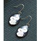 Umonya - Silver Crest Series Pierced Earrings: Mitsunari Ishida