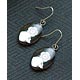Umonya - Silver Crest Series Pierced Earrings: Nobunaga Oda