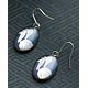 Umonya - Silver Crest Series Pierced Earrings: Kanbee Kuroda