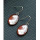 Umonya - Silver Crest Series Pierced Earrings: Takeda Shingen