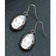 Umonya - Silver Crest Series Pierced Earrings: Tadaoki Hosokawa, Garasha