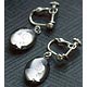 Umonya - Silver Crest Series Earrings: Nobunaga Oda