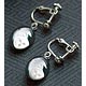 Umonya - Silver Crest Series Earrings: Takenaka Hanbe