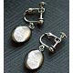 Umonya - Silver Crest Series Earrings: Ieyasu Tokugawa