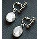 Umonya - Silver Crest Series Earrings: Uesugi Kenshin
