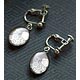 Umonya - Silver Crest Series Earrings: Asai Nagamasa, Oichi