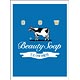 Character Card Sleeve - Cow Soap Blue Box 60 Pack