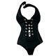 Pureneemo M Size PNM - Swimsuit (Laced-up Type)/ Black (Doll Clothing)