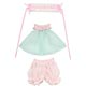 20cm Sized Doll Little Chou Chou - Macaron Baby Doll/ Pink x Mint (Doll Clothing)