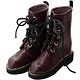 Papa's Boots Dark Red (Doll Clothing)