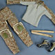 1/6 GEN3 Combat Uniform Set IN DIG2 Desert (Doll Clothing)