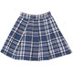 Pureneemo S Size - PNS St. Potre Dame Jr. High School Summer Skirt (Against School Rule ver.)/ Navy Plaid Pattern (Doll Clothing)