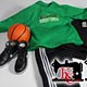 KC Design 1/6 Basketball Warm Up Suit Set (Boston Basketball/ Green)