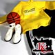 KC Design 1/6 Basketball Warm Up Suit Set (LA Basketball/ Yellow)