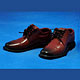 Original 1/6 Men's Shoes - Reddish Brown VHS-01 (Doll Accessory)
