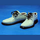 Original 1/6 Men's Shoes - White VHS-05 (Doll Accessory)