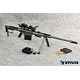 ZY-TOYS 1/6 ロングマズル付 スナイパーライフル M107A1 (ブラック) （ドール用小物）[ZY-TOYS]《０６月仮予約》