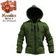 1/6 Scaled Doll Costume - Zip Up Parka/ Green (WT-16F) (Doll Clothing)