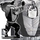 Batman Black & White Mini Statue - Bane (Kelly Jones Edition)