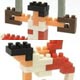 nanoblock x Makoto Oozu NBCB-005 Gymnastics (Pommel & Rings & Mat)