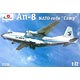 Ukraine A Model Plastic Model 1/72 Antonov An-8 Camp Twin-engine Passenger Plane Civilian Model