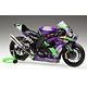 Resin Pre-painted Complete Model 1/12 Evangelion RT EVA-01 Test Type TRICK*STAR Kawasaki ZX-10R 2010 Model