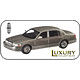 LUXURY Resin Model Car 1/43 Lincoln Town Car 2012 (Silver Birch)