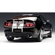 Diecast Model Car 1/18 Ford Shelby GT500 2010 (Black/ Silver Stripe)