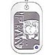 Reborn! - Rhinestone Dog Tag Strap: Flan