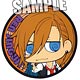 Uta no Prince-sama - Coaster Shaped Rubber Keychain: ChimiPri Series Ren Jinguuji
