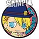 Uta no Prince-sama - Coaster Shaped Rubber Keychain: ChimiPri Series Syo Kurusu