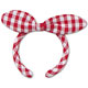 Pureneemo M Size Sarah's A La Mode - Head Band/ Red Checkers (Doll Clothing)