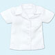Pureneemo M Size PNM - Opened Collar Short-sleeved Shirt/ White (Doll Clothing)