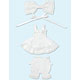 20cm Sized Doll Little Chou Chou - Fairy Tunic Camisole One-piece Dress Set/ White (Doll Clothing))