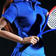 FLIRTY GIRL 1/6 Female Tennis Wear Set - Royal Blue
