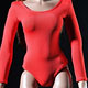 FLIRTY GIRL 1/6 Female Leotard Set - Red A