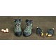 Toyscity 1/6 Combat Gloves and Boots Set A (Doll Accessory)