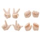 Picconeemo D Hand Parts Set A Fair Skin Color