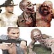 The Walking Dead Action Figurer Series Part.2 5 Type Set