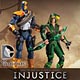 インジャスティスゴッズ・アマング・アス アクションフィギュア2パック デスストロークVS.グリーン・アロー 単品[DCコレクティブル]《在庫切れ》