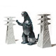 Godzilla 350 1,000,000 Volt Electric Shock Operation Set Soft Vinyl Figure