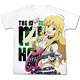 Anime THE IDOLM@STER - Miki Hoshii Full Graphic T-shirt/ WHITE - XL(Preorder)